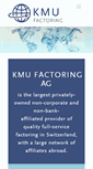 Mobile Screenshot of kmufactoring.ch