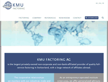 Tablet Screenshot of kmufactoring.ch